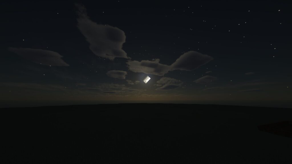 夜晚月光